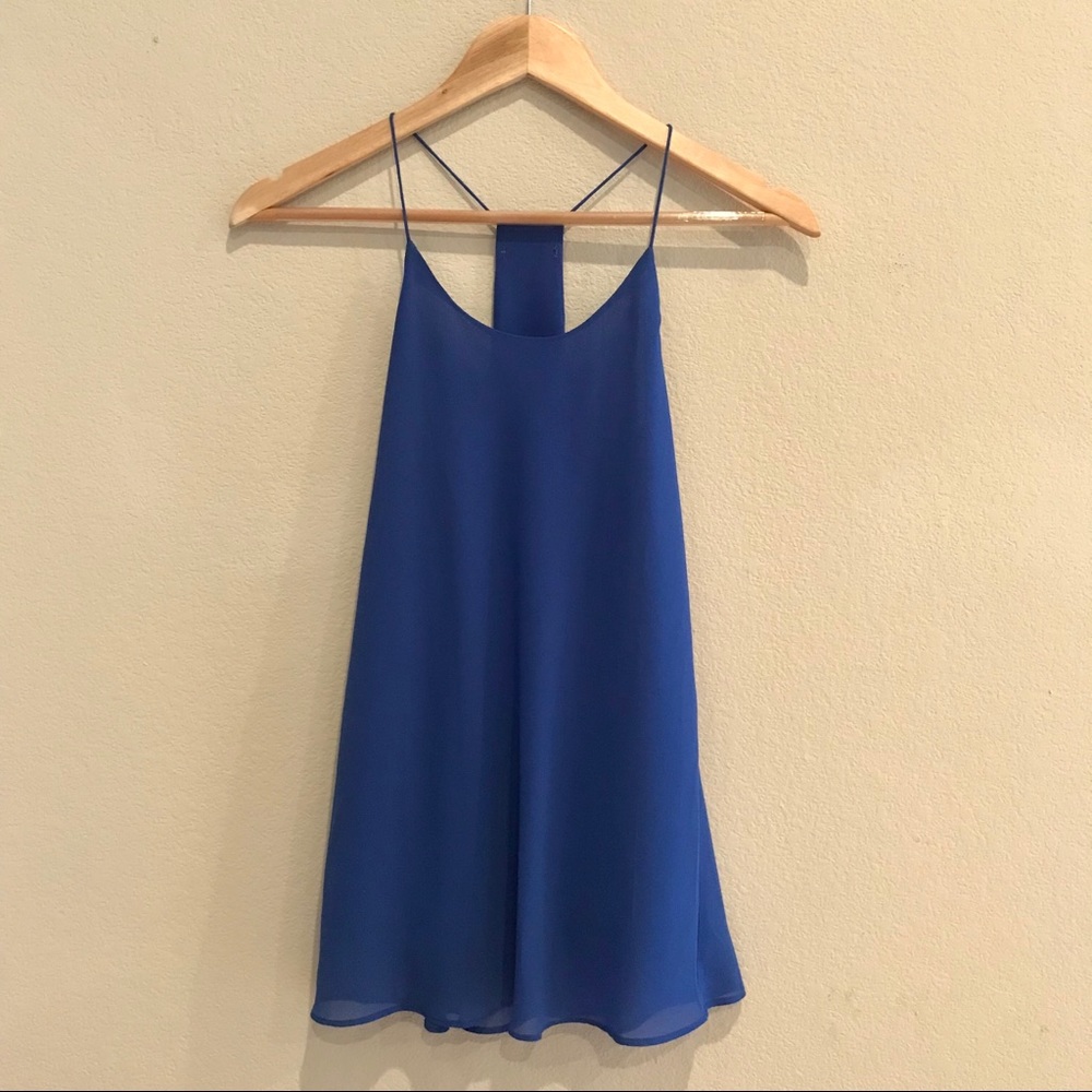 Luxe Apothetique Royal Blue Spaghetti Strap Tank
